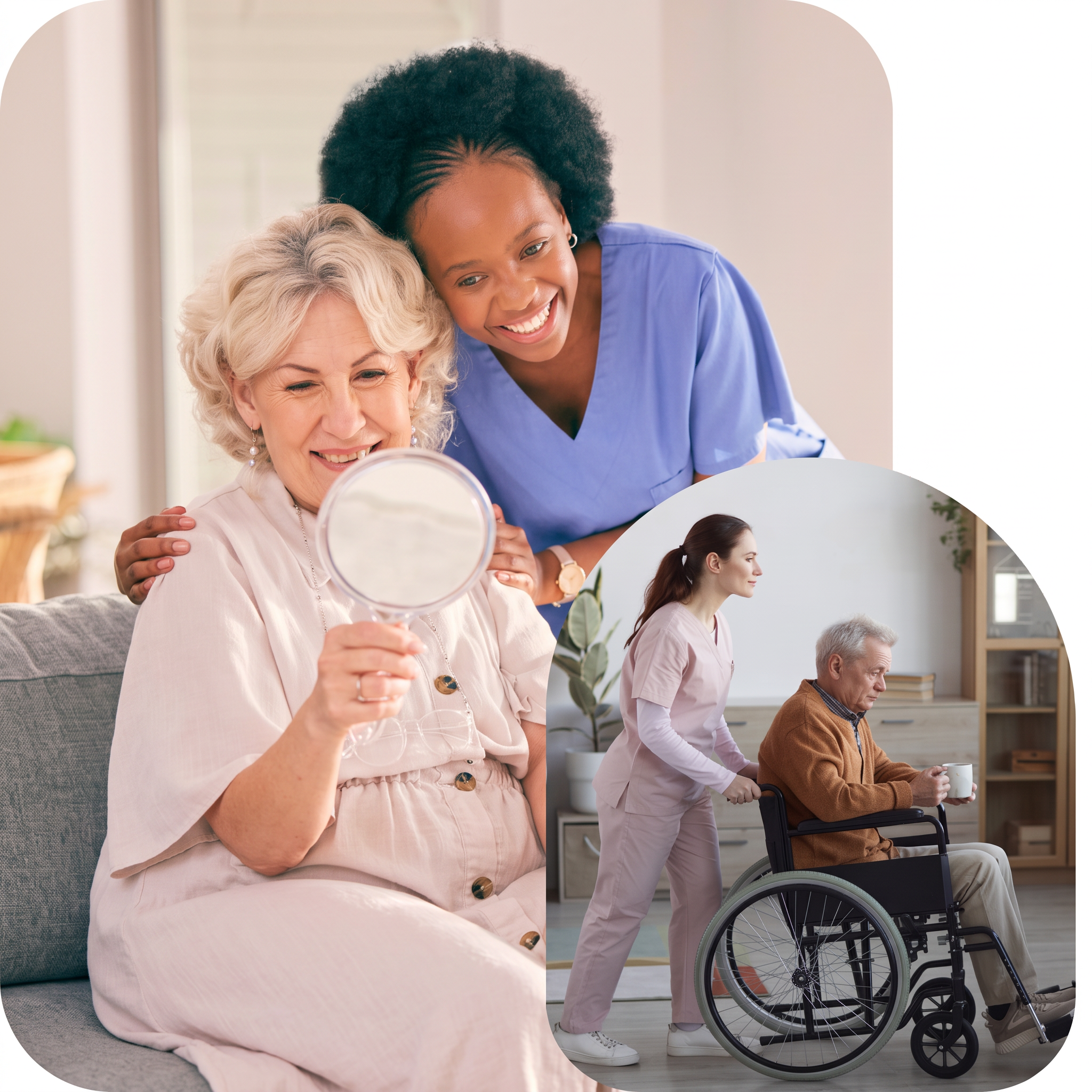 Caregivers supporting older adults at home